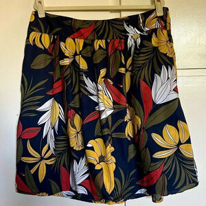 Ann Taylor Floral Print Women's Skirt 16
